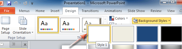 Figure 6: Backgournd Removal in PowerPoint 2010's Ribbon