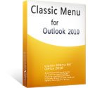 <box of Classic Menu for Outlook 2010